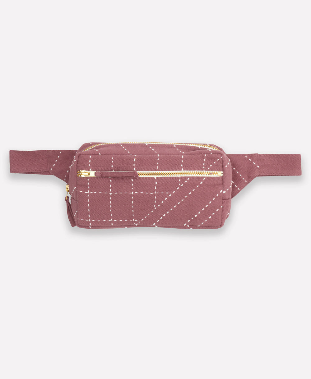 Embroidered Belt Bag