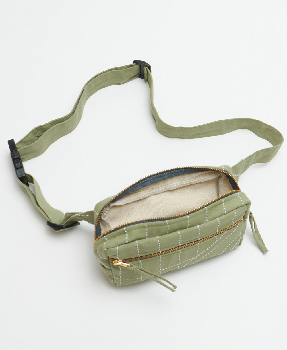 Embroidered Belt Bag
