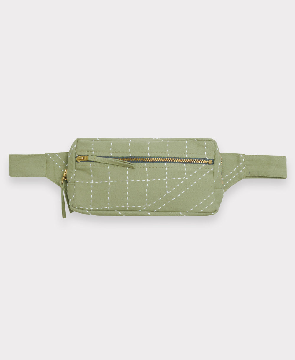 Embroidered Belt Bag
