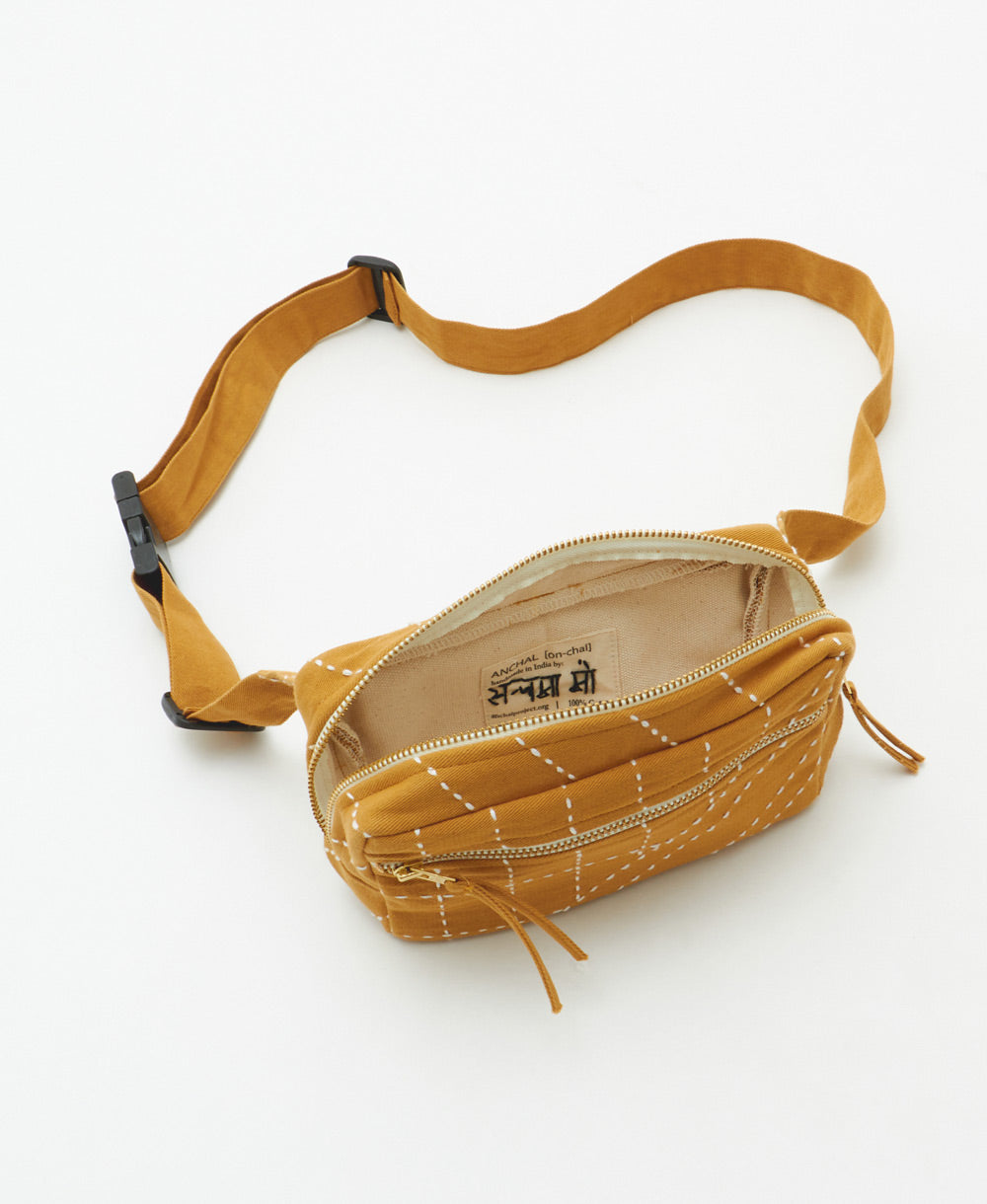 Embroidered Belt Bag