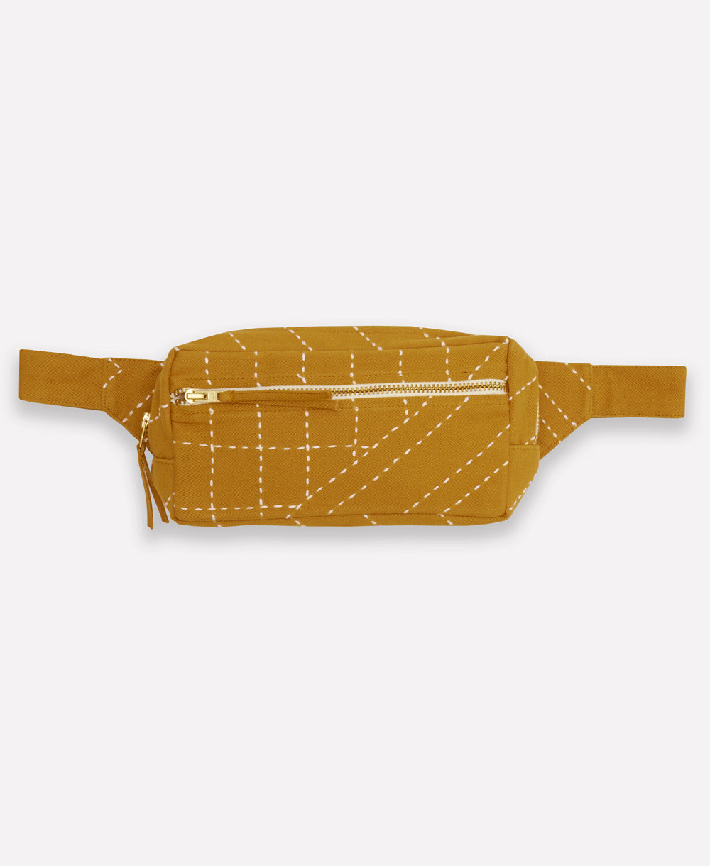 Embroidered Belt Bag
