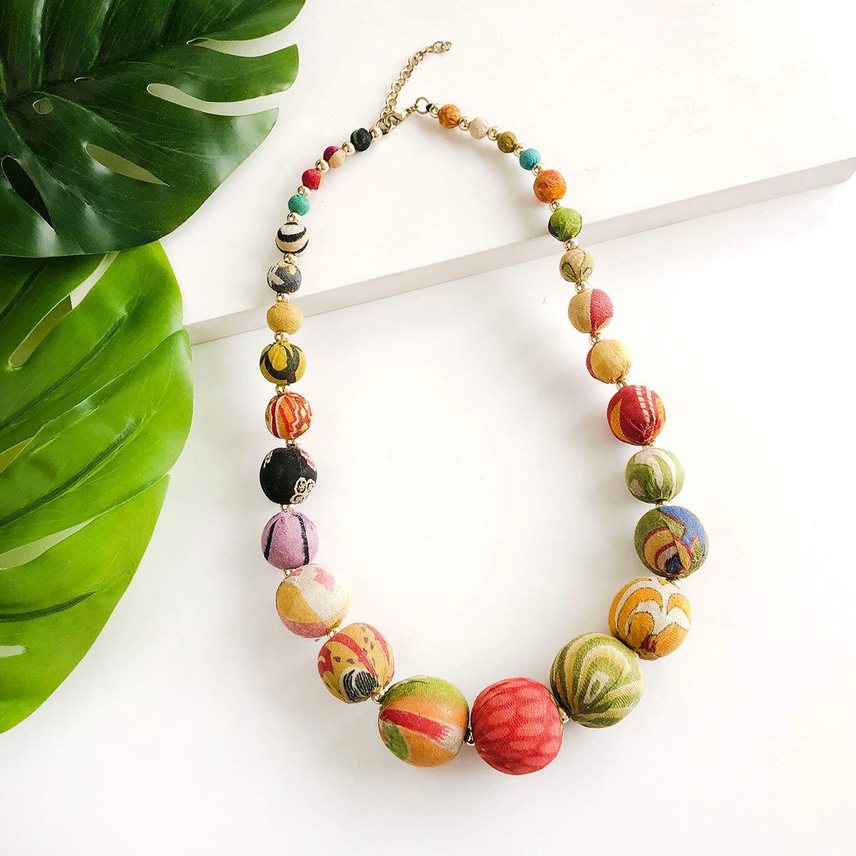 Kantha Graduated Necklace