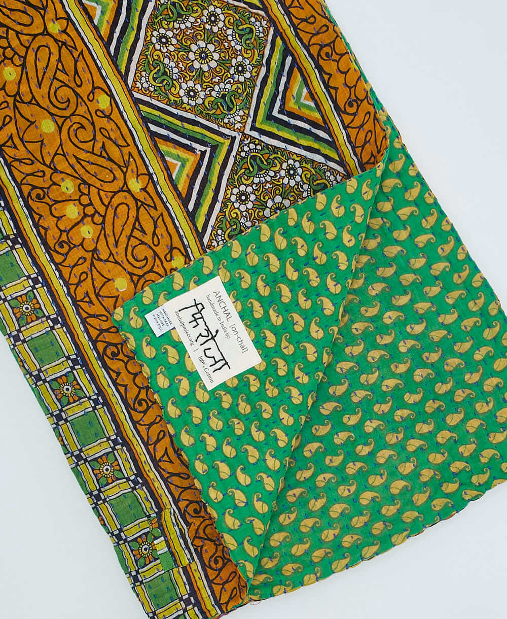 Kantha Quilt Throw - No. 240325