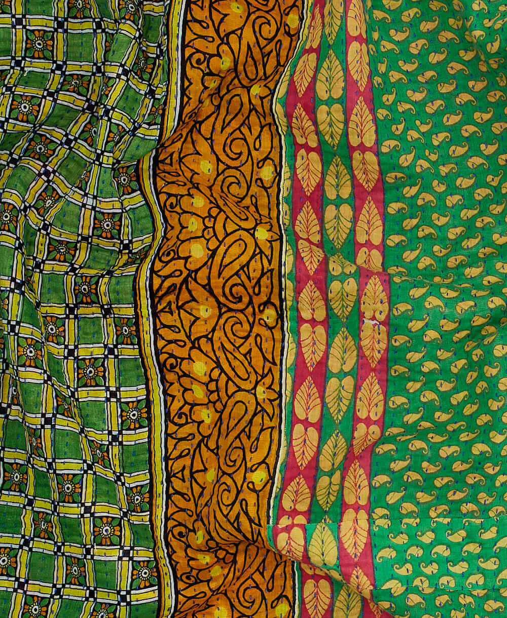 Kantha Quilt Throw - No. 240325
