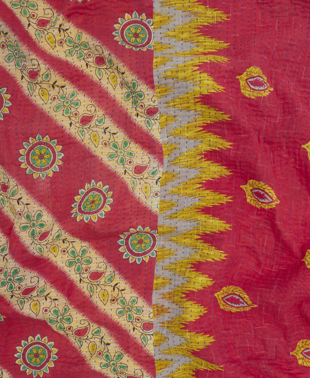 Kantha Quilt Throw - No. 240818