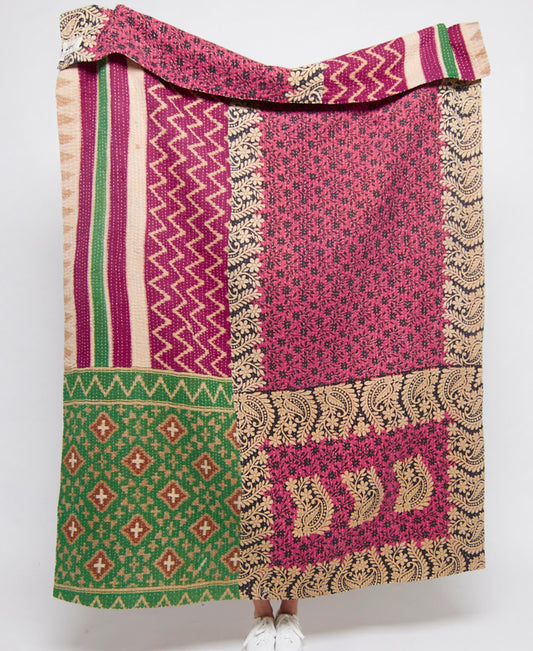 Kantha Quilt Throw - No. 240820