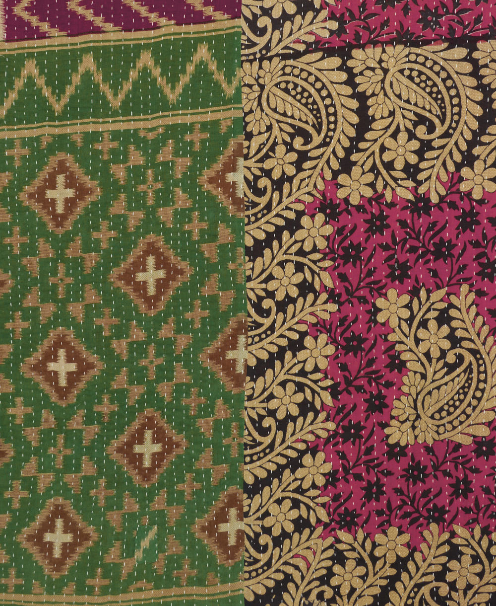 Kantha Quilt Throw - No. 240820