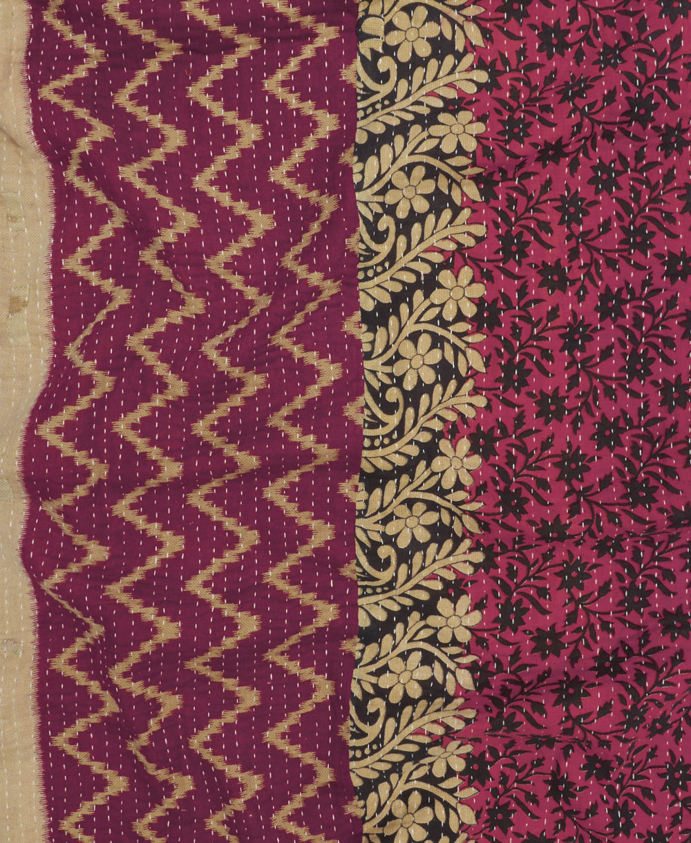 Kantha Quilt Throw - No. 240820