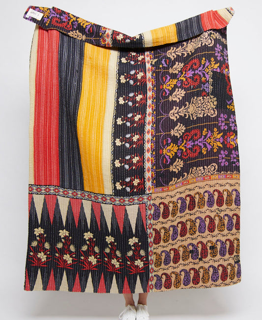 A Kantha Quilt Throw - No. 240824