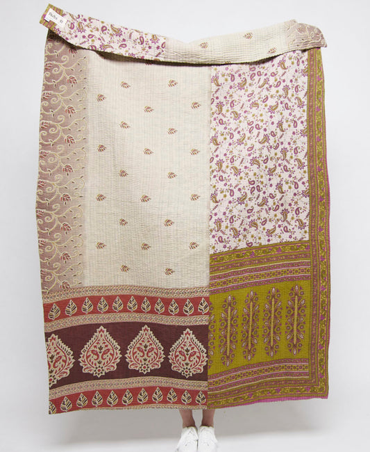 A Kantha Quilt Throw - No. 240830