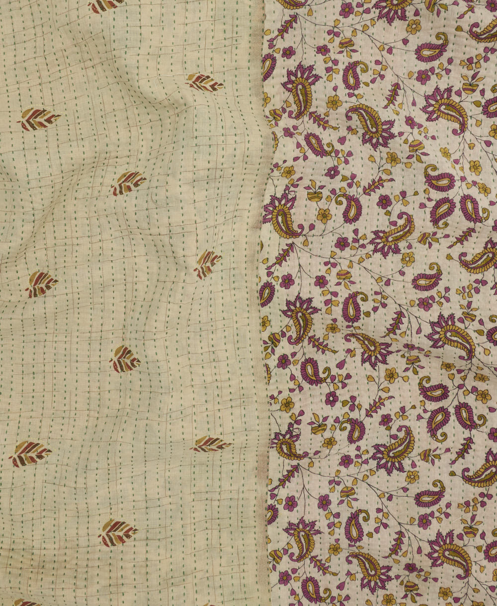 A Kantha Quilt Throw - No. 240830