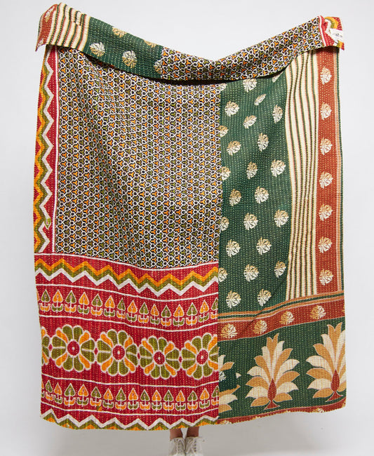 Kantha Quilt Throw - No. 250104