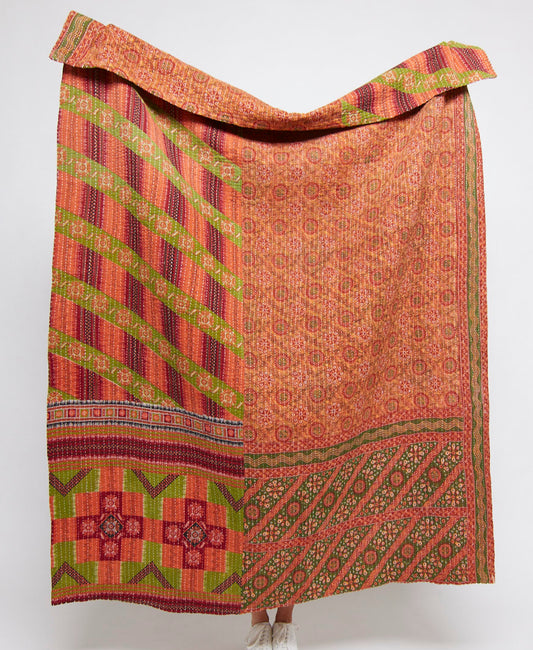 Kantha Quilt Throw - No. 250123