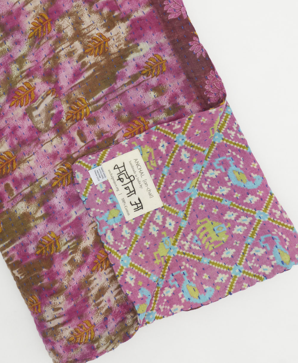 Kantha Quilt Throw - No. 250404