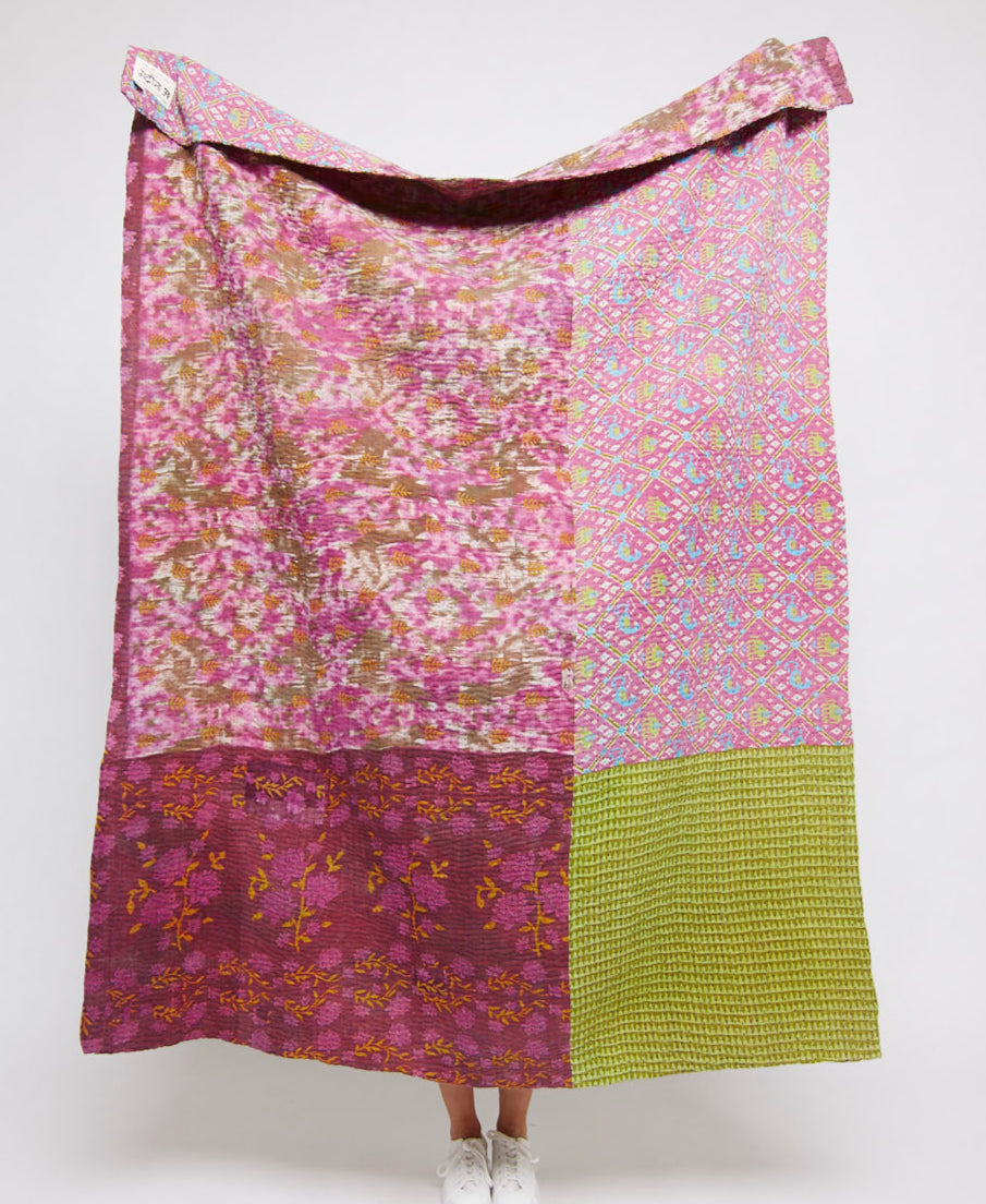 Kantha Quilt Throw - No. 250404