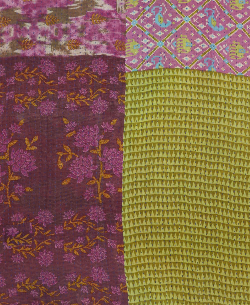 Kantha Quilt Throw - No. 250404