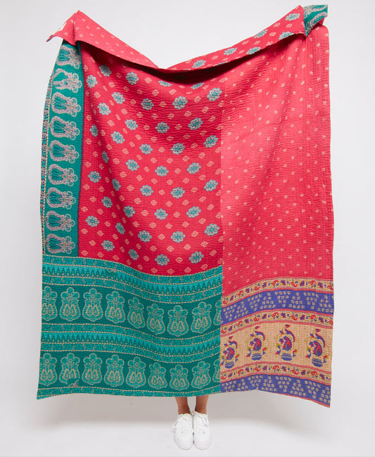 Kantha Quilt Throw - No. 250417