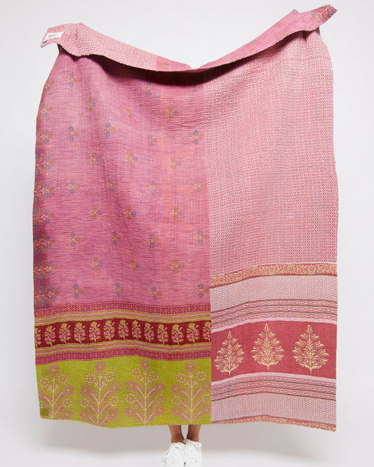 Kantha Quilt Throw - No. 250421