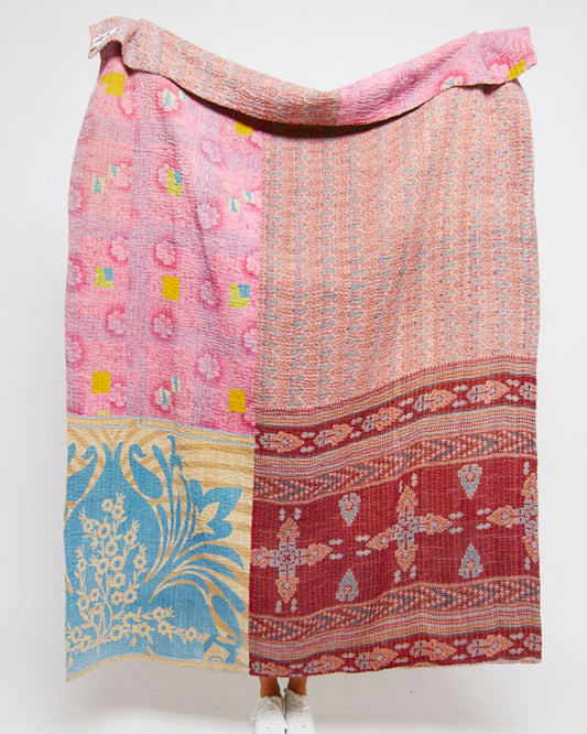 Kantha Quilt Throw - No. 250436