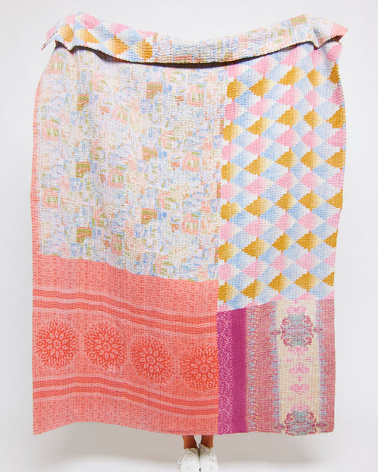 Kantha Quilt Throw - No. 250438