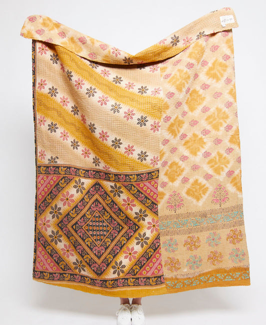 Kantha Quilt Throw - No. 250505