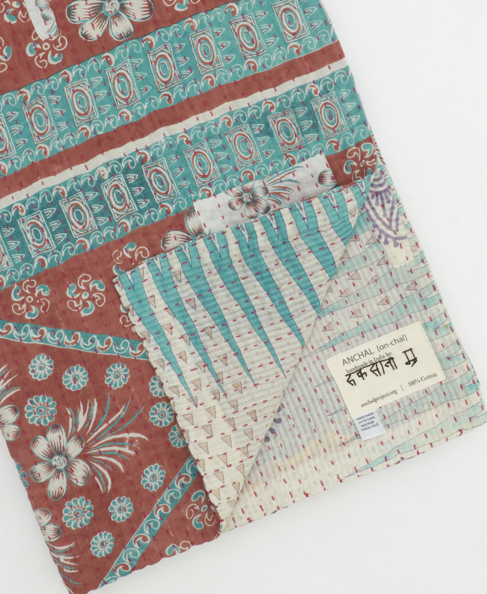 Kantha Quilt Throw - No. 250516