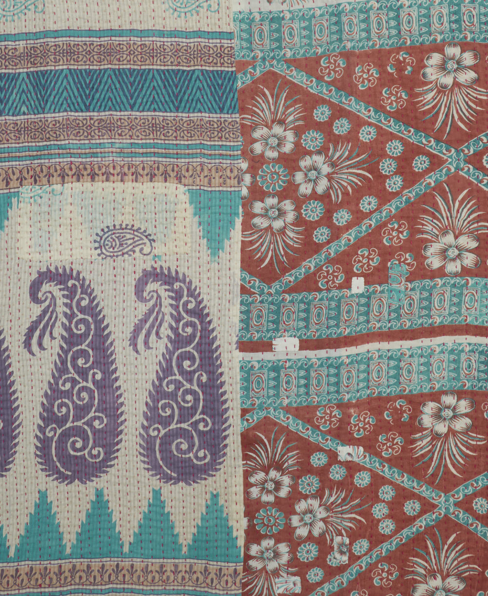 Kantha Quilt Throw - No. 250516