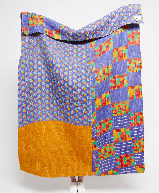 Kantha Quilt Throw - No. 250519
