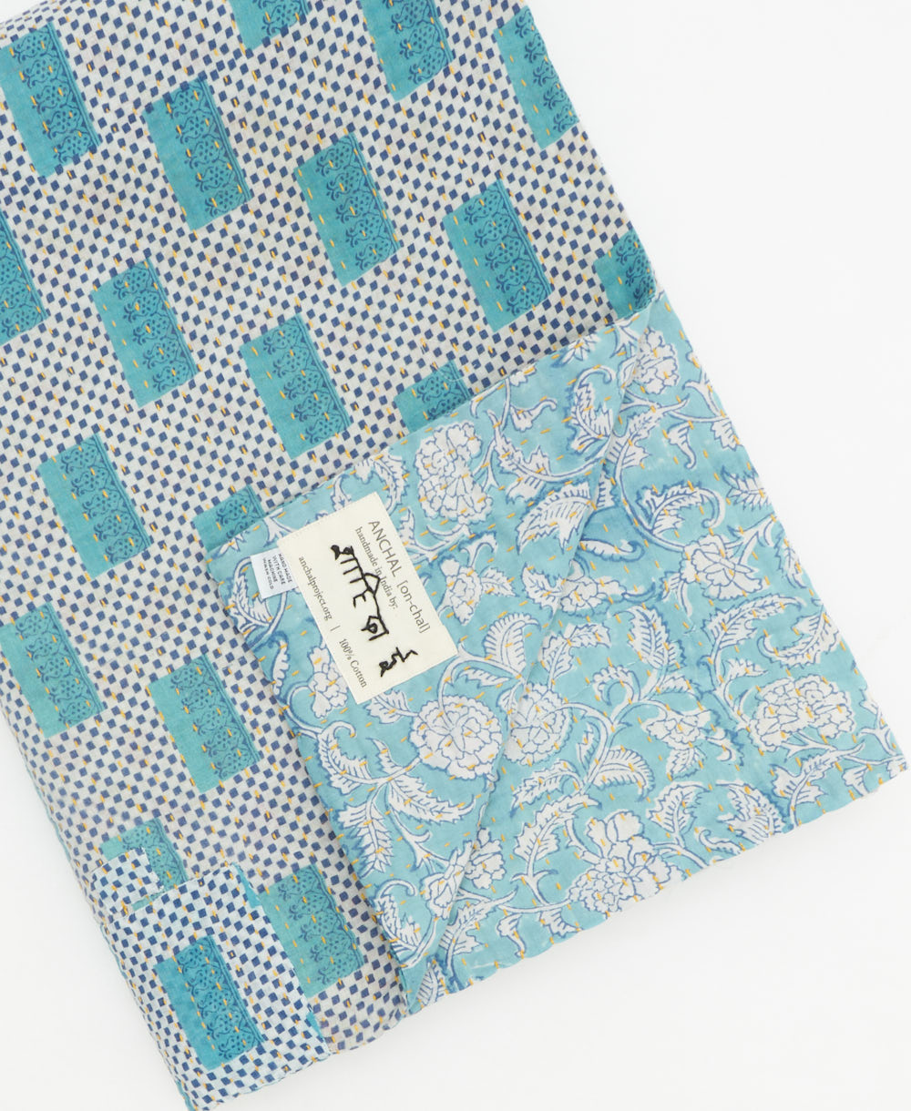Kantha Quilt Throw - No. 250808