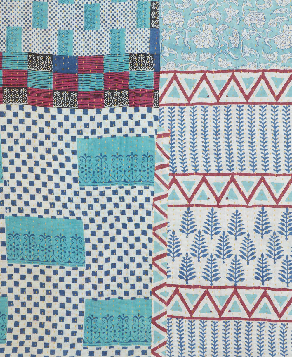 Kantha Quilt Throw - No. 250808