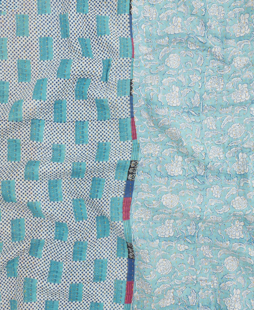 Kantha Quilt Throw - No. 250808