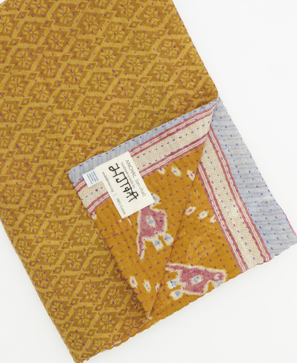 Kantha Quilt Throw - No. 250847