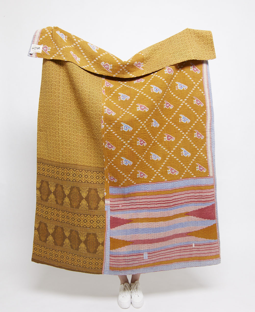 Kantha Quilt Throw - No. 250847