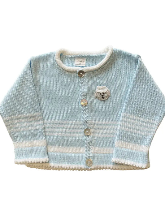 Lamb Cardigan, Blue