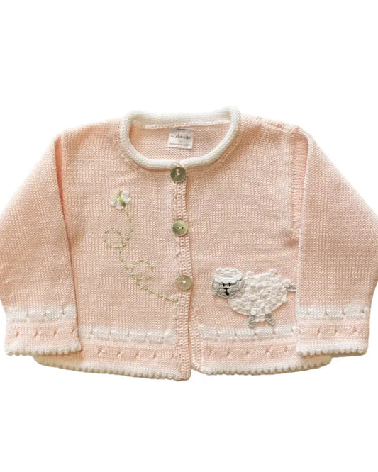 Exclusive Lamb Cardigan, Pink