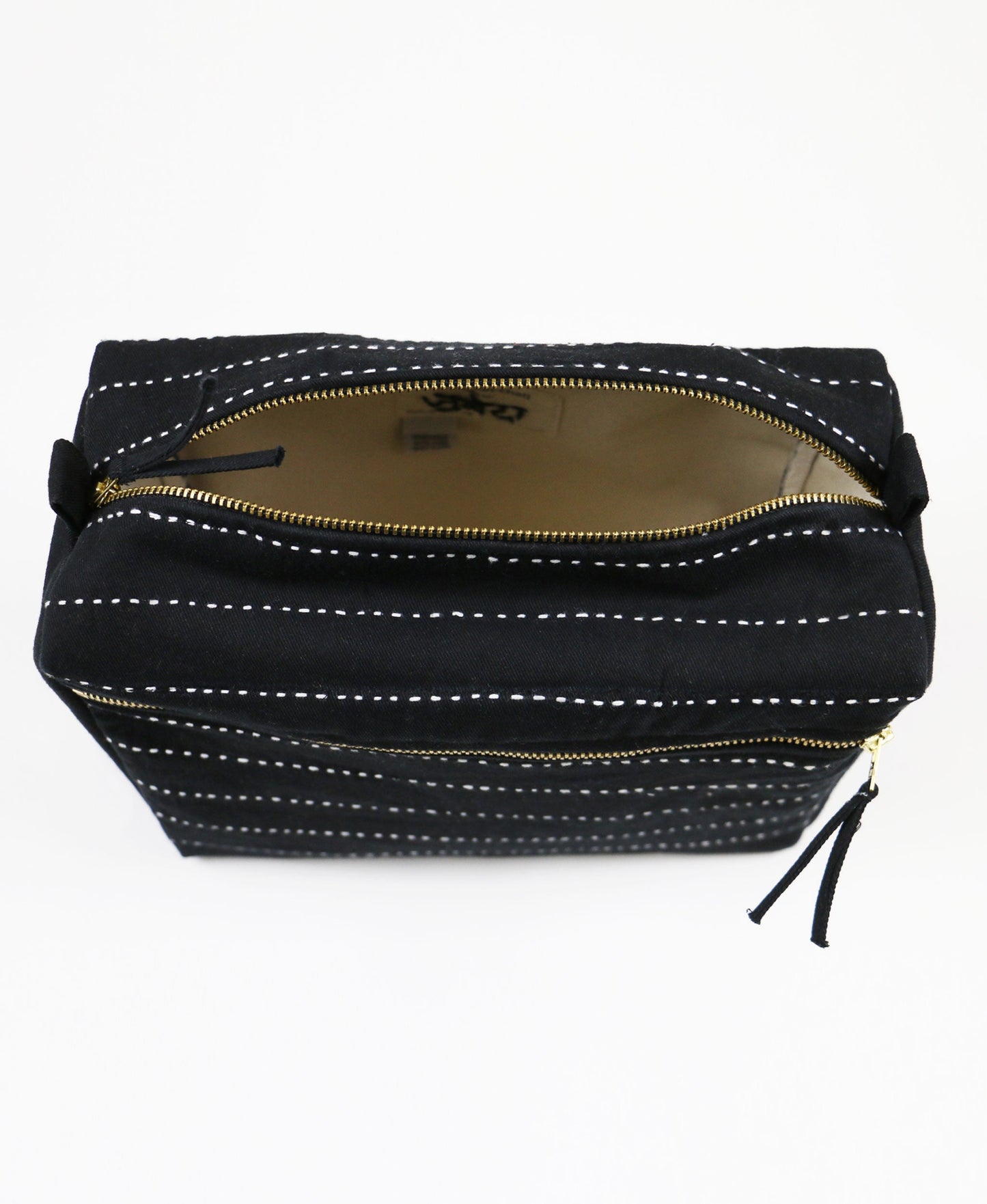 Pin-Stitch Large Toiletry Bag