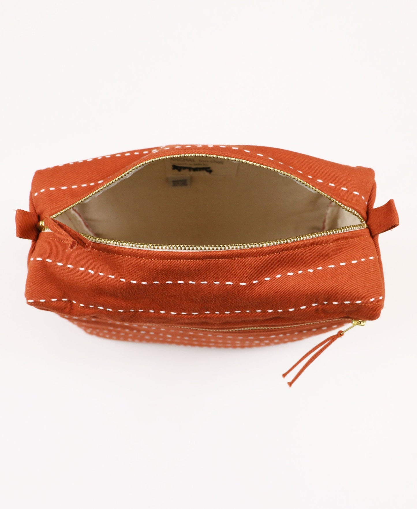 Pin-Stitch Large Toiletry Bag