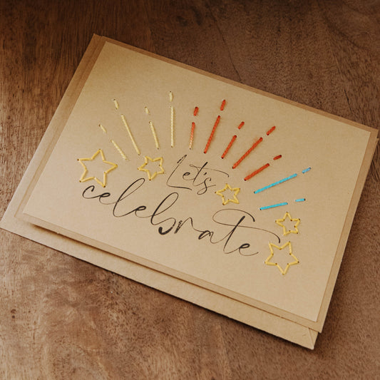 Let's Celebrate Greeting Card