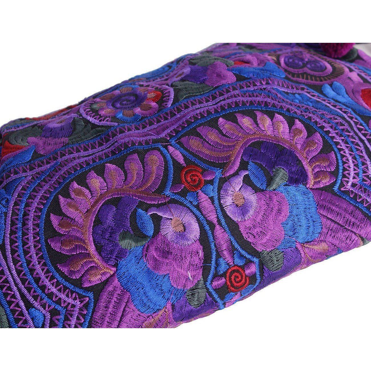 Leyla Embroidered Crossbody Purse - Thailand