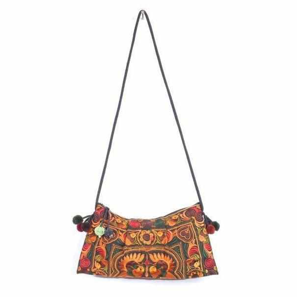 Leyla Embroidered Crossbody Purse - Thailand