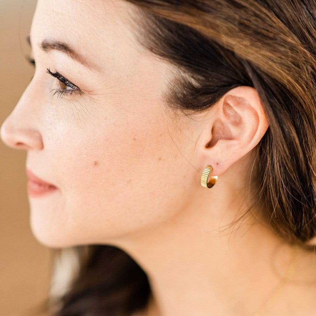 Makena Hoop Earrings - Gold or Silver