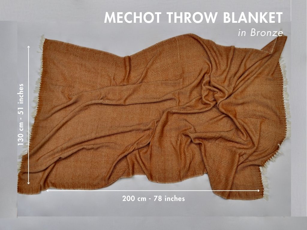 Mechot Handwoven Ethiopian Cotton Throw Blanket