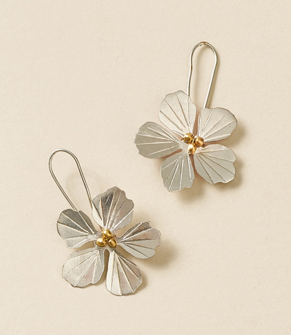 Flower Drop Earrings