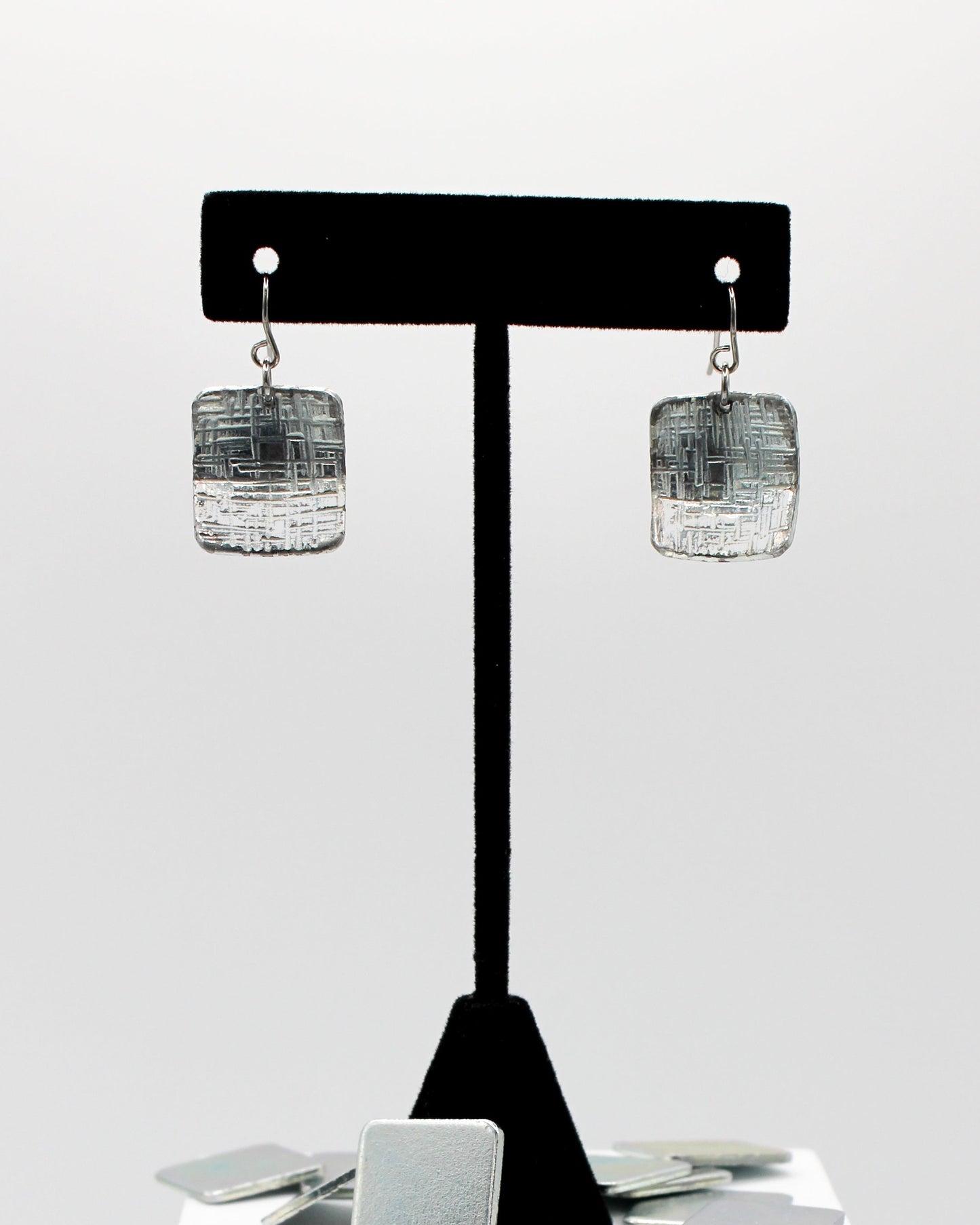 Unshaken Earrings | Repurposed Stainless Steel Auto Parts | Stainless Steel Ear Wire