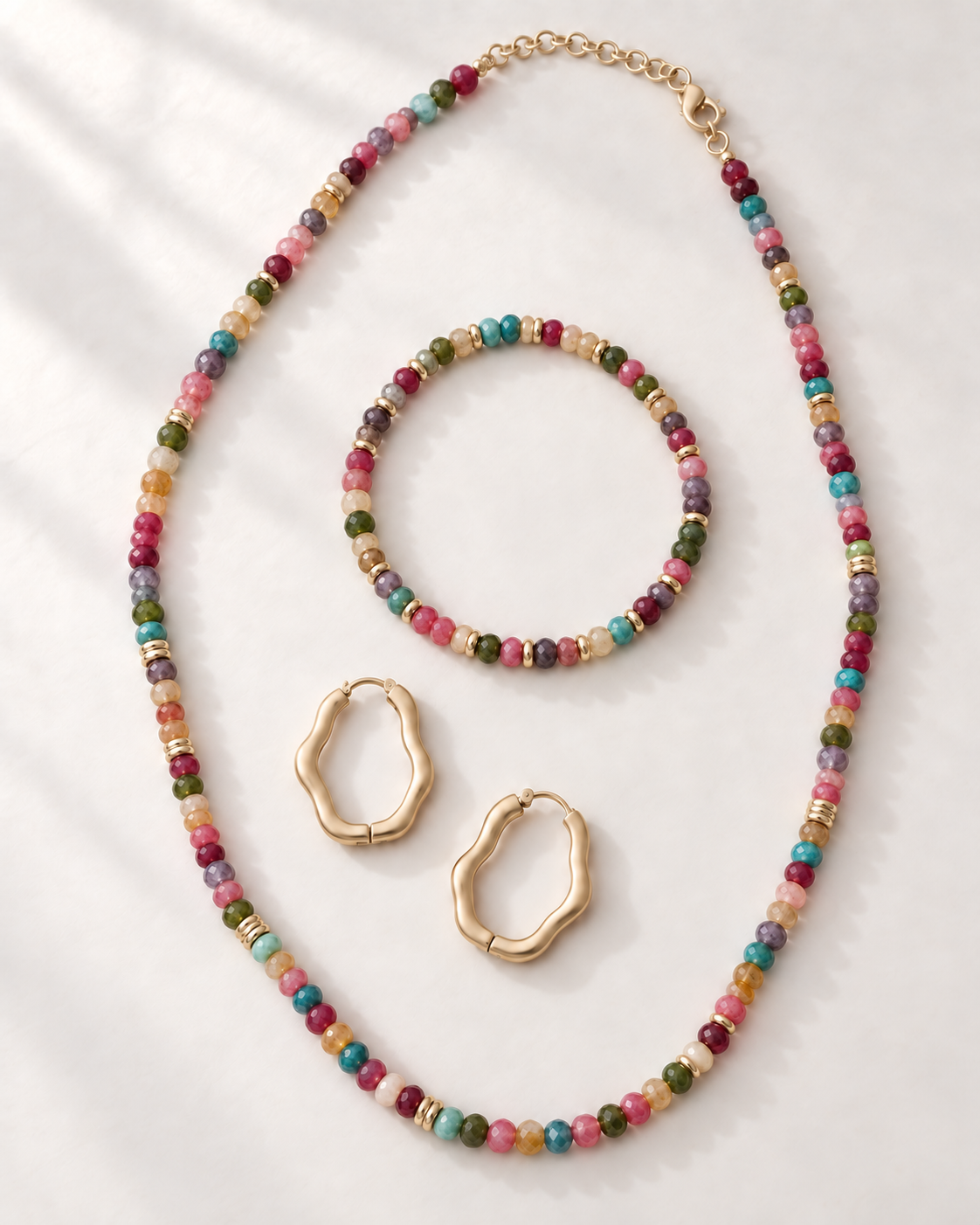 Mosaic Jewelry Set - Gold