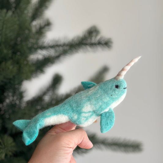 Narwhal Finger Puppet