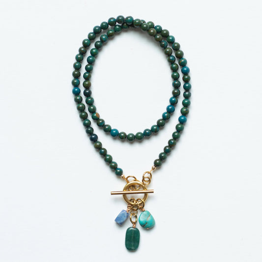 Nova Beaded Charm Necklace