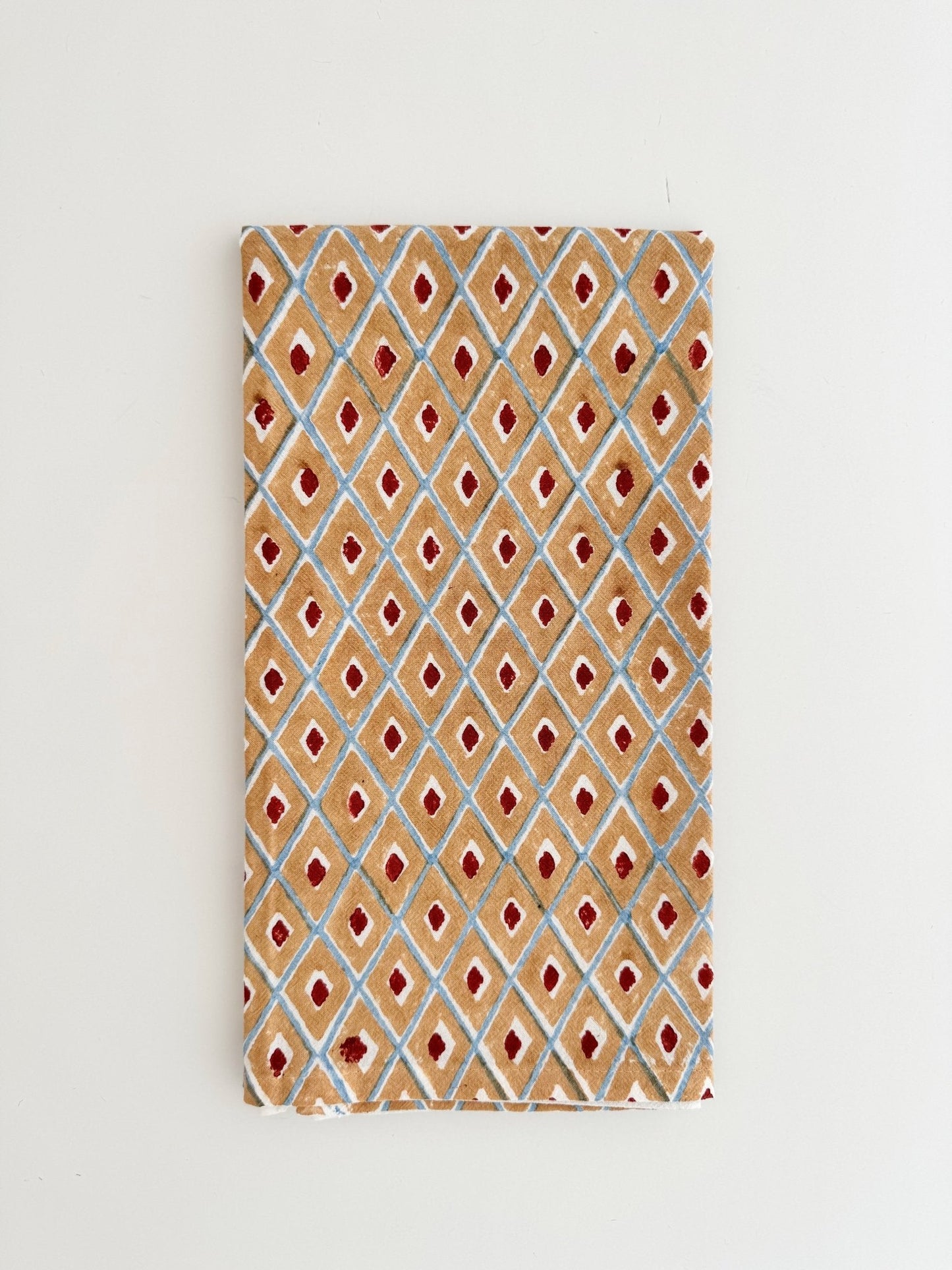 Tea Towel (Ivory) - Ikat, Chai