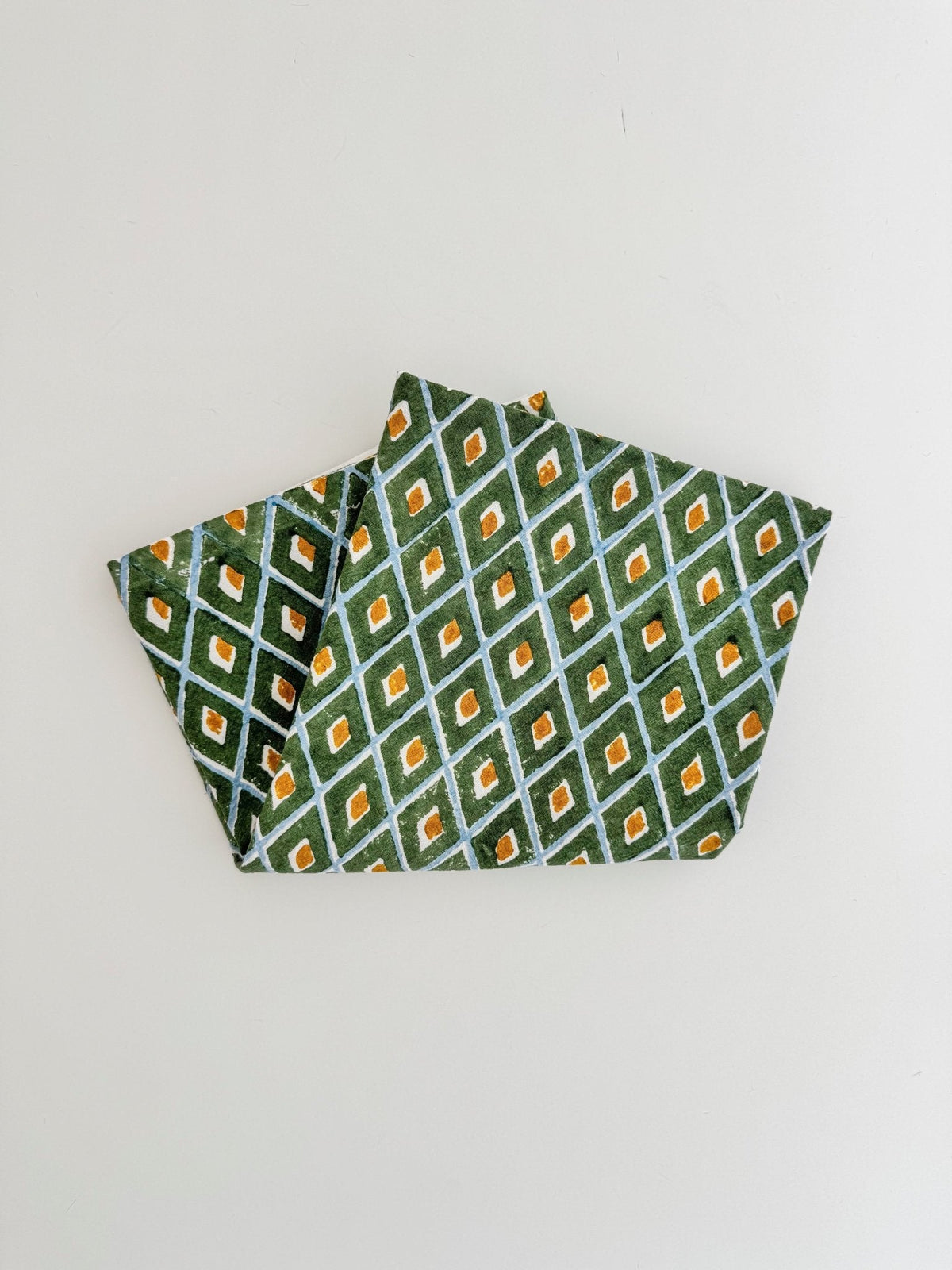 Tea Towel (Ivory) - Ikat, Sage
