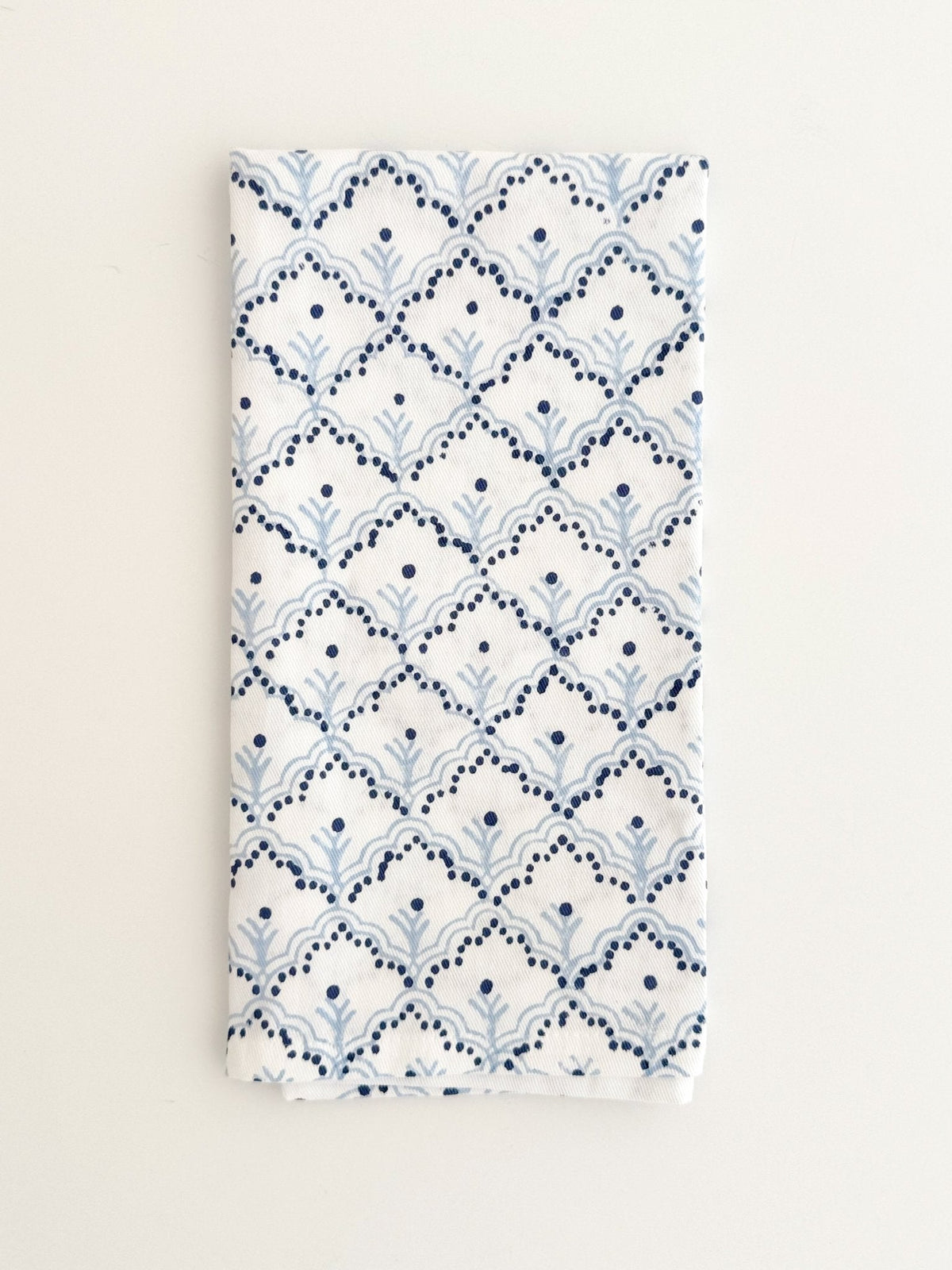 Organic Napkins (set of 4) - Jaipur, Navy & Uniform Blue